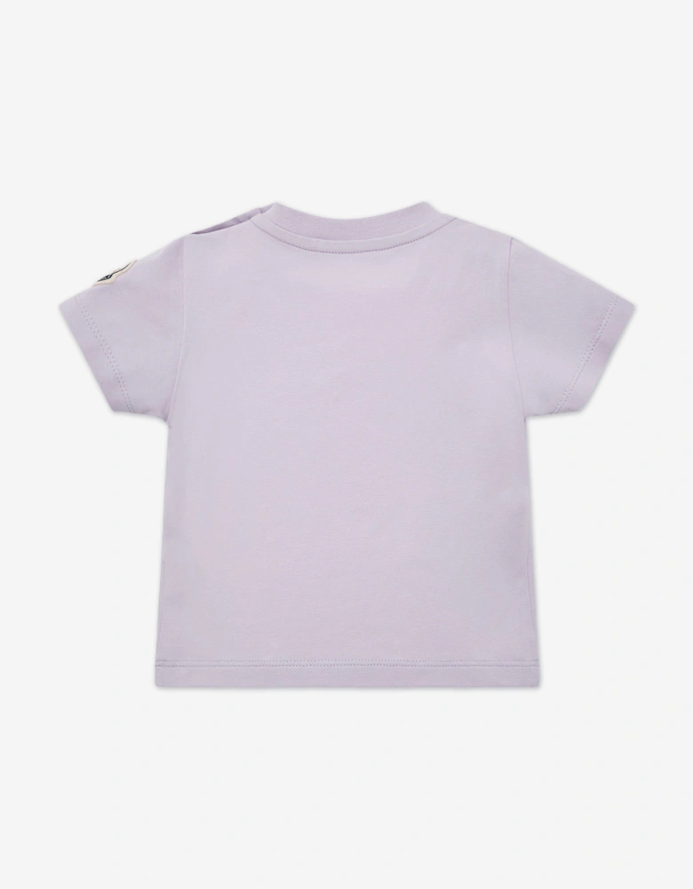 Enfant Baby Girls Logo T-Shirt in Purple