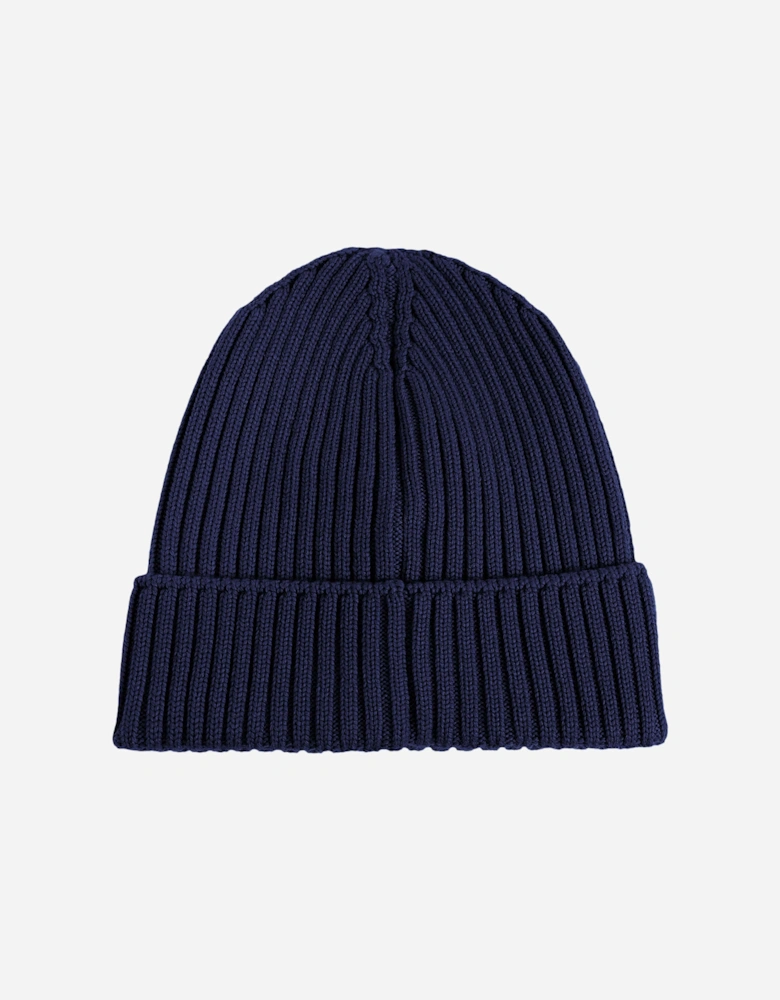 Enfant Boys Wool Knit Beanie Hat in Navy