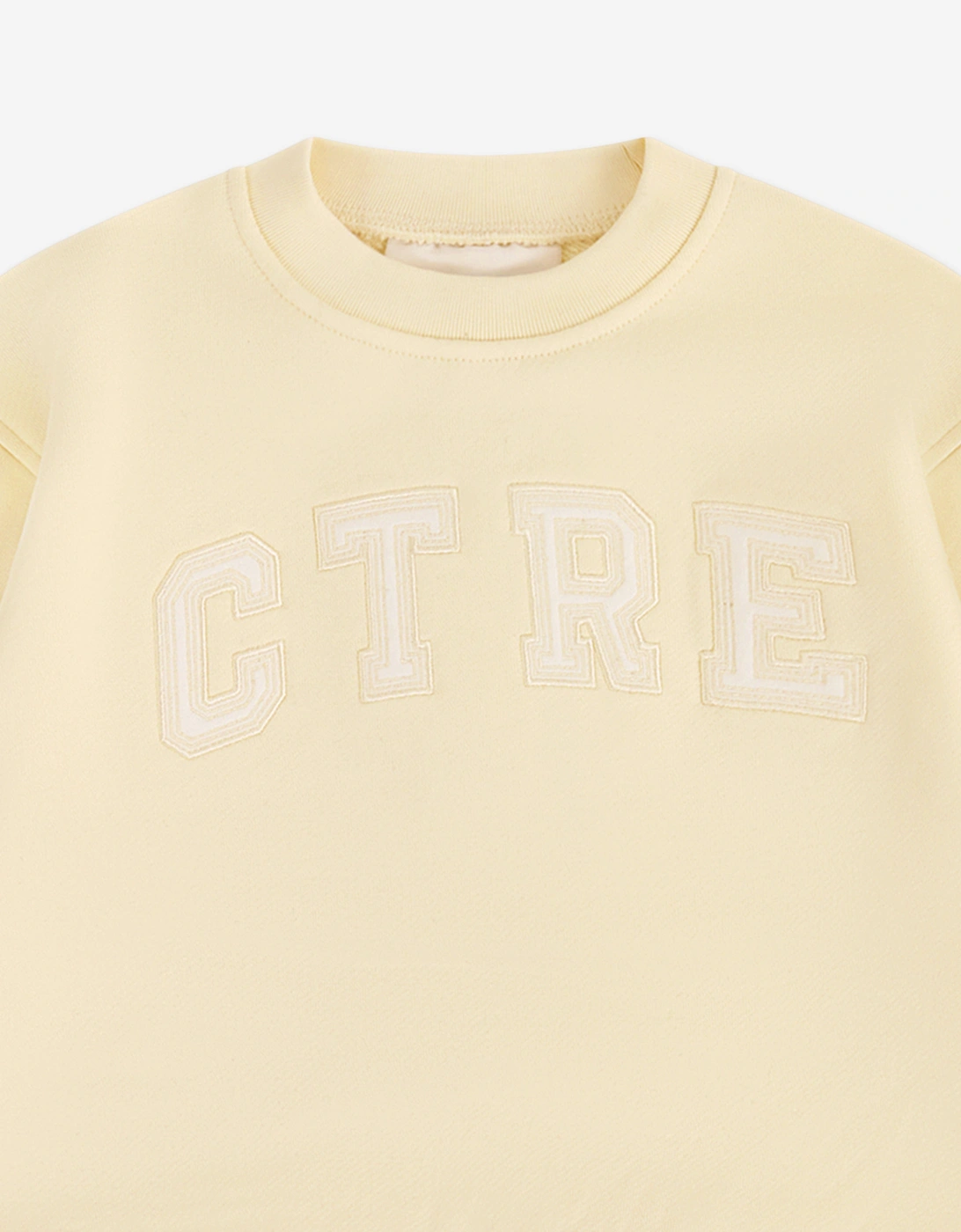 Kids Ctre Sweatshirt in Yellow
