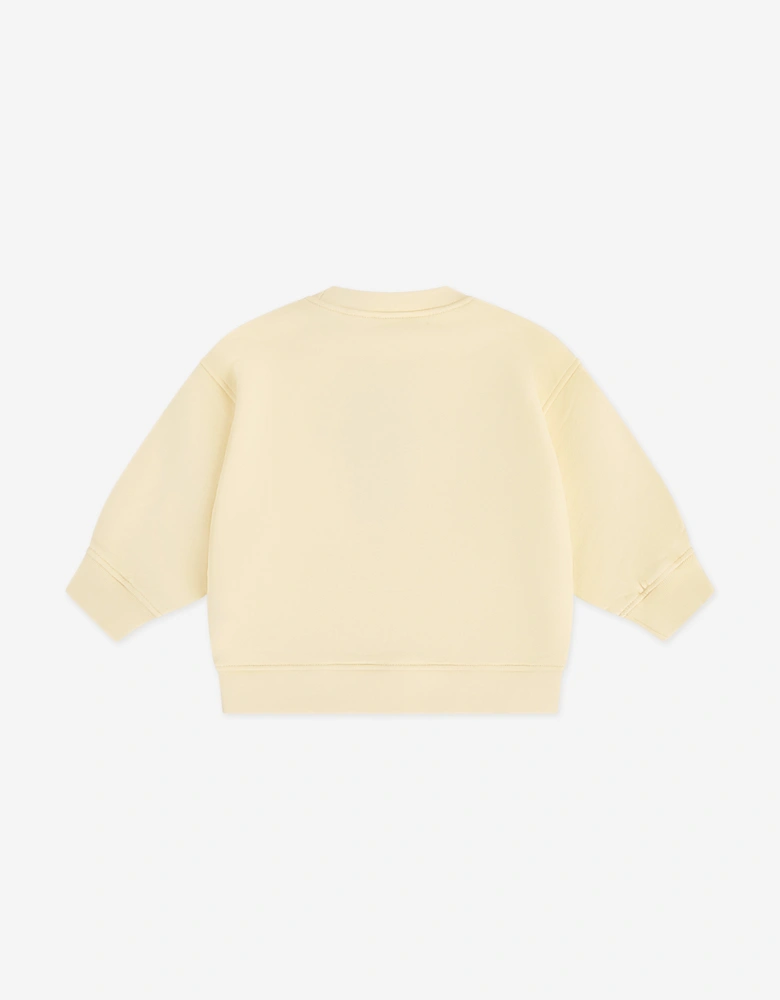 Kids Ctre Sweatshirt in Yellow