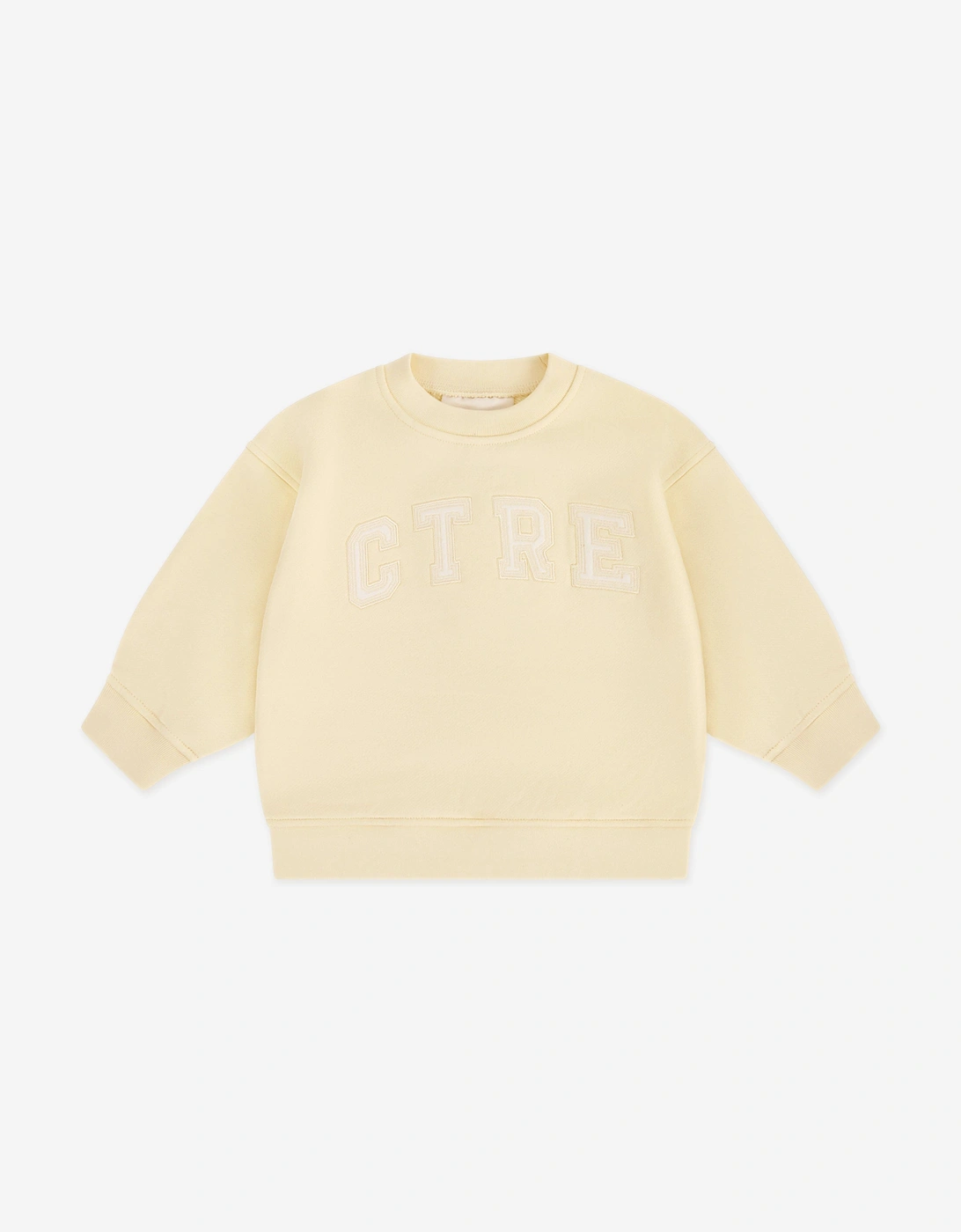 Kids Ctre Sweatshirt in Yellow, 5 of 4