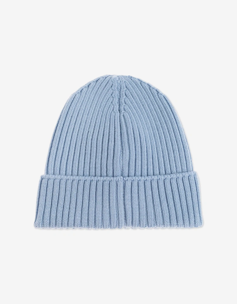 Enfant Boys Wool Knit Beanie Hat in Blue