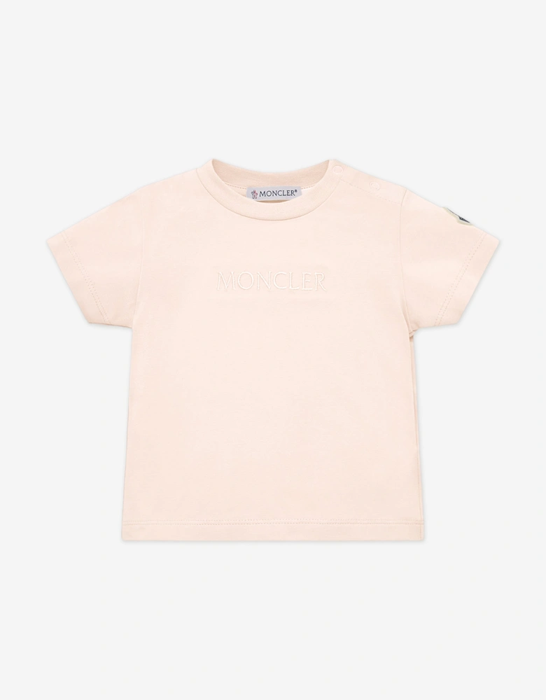 Enfant Baby Girls Logo T-Shirt in Pink