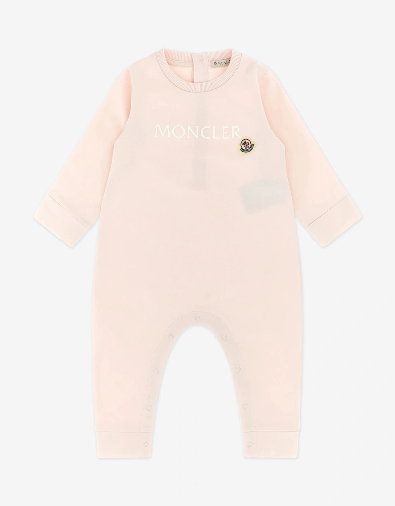 Enfant Baby Girls Logo Romper in Pink