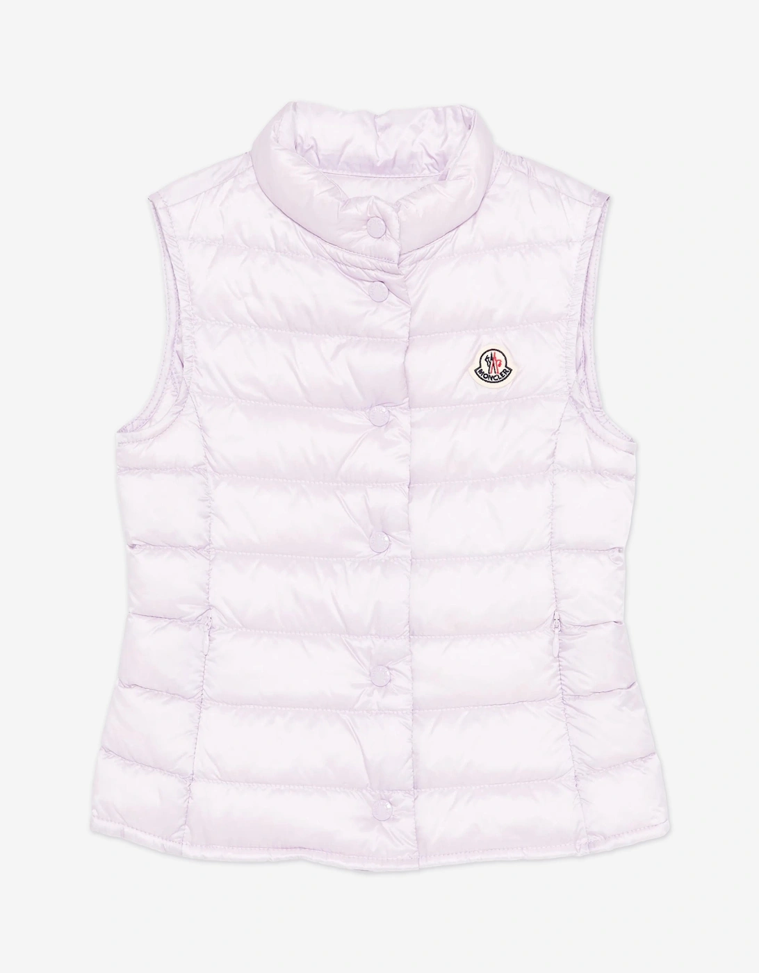 Enfant Girls Down Padded Liane Gilet in Purple, 5 of 4