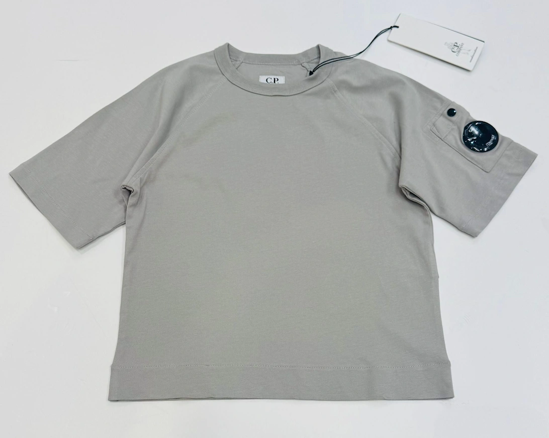 C.P COMPANY BOYS MAXI SMOKE GREY T SHIRT CMM00R, 2 of 1