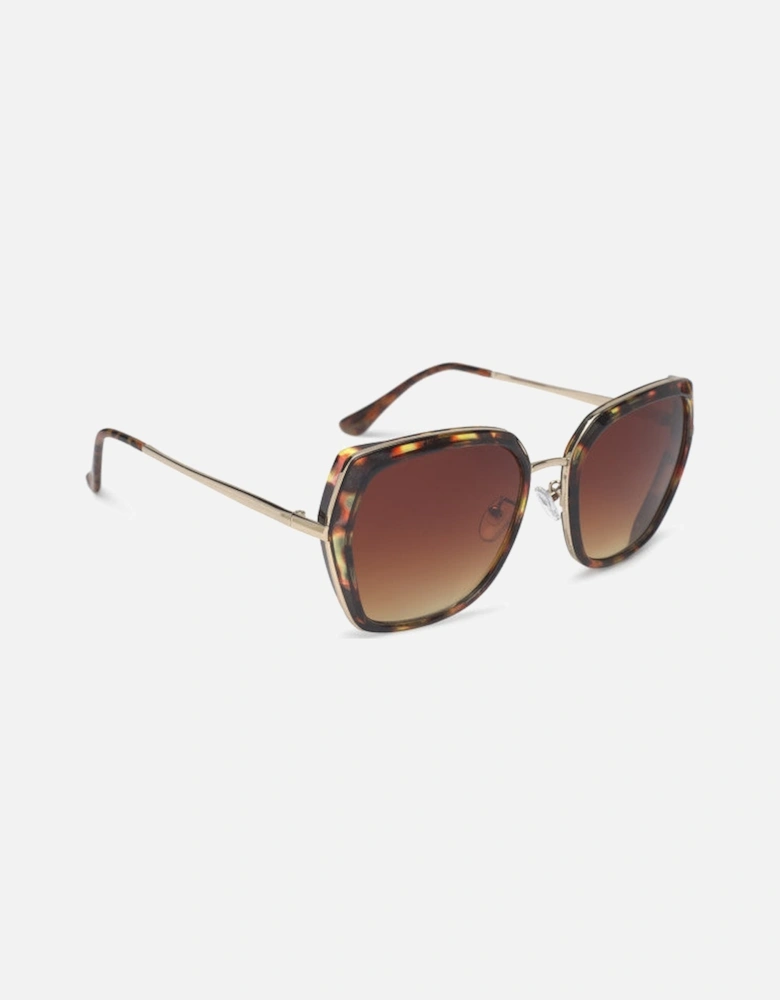 Olivia Retro Trendy Sunglasses In Tortoise