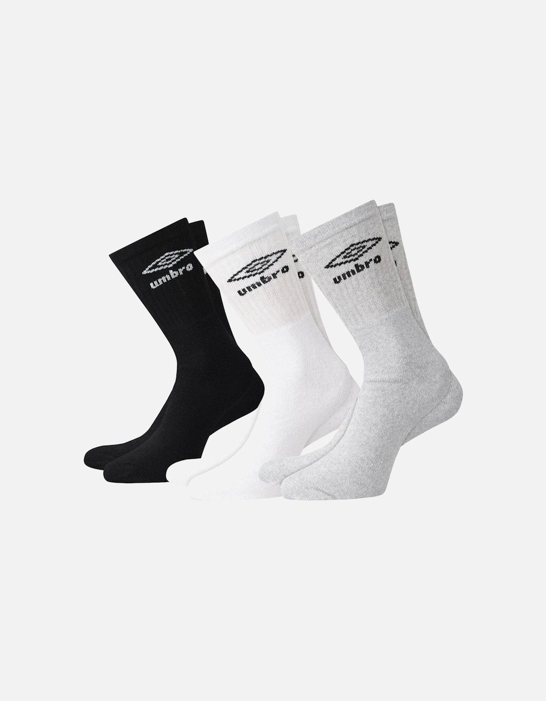 Mens Crew Socks (Pack of 3), 2 of 1