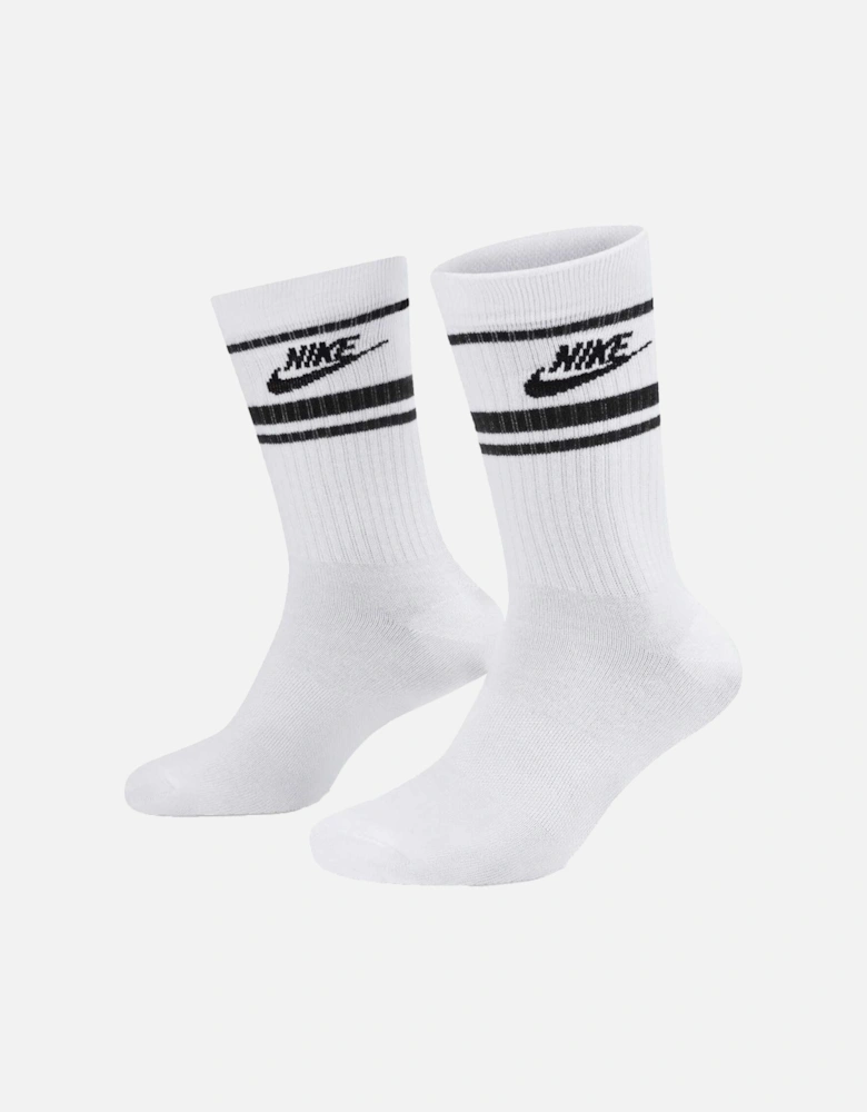 Unisex Adult Sportswear Essential Everyday Crew Socks (Pack of 3)