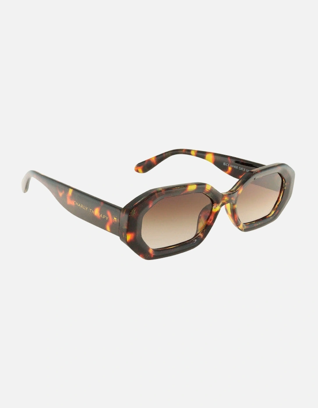 Billie Geometric Sunglasses In Tortoise