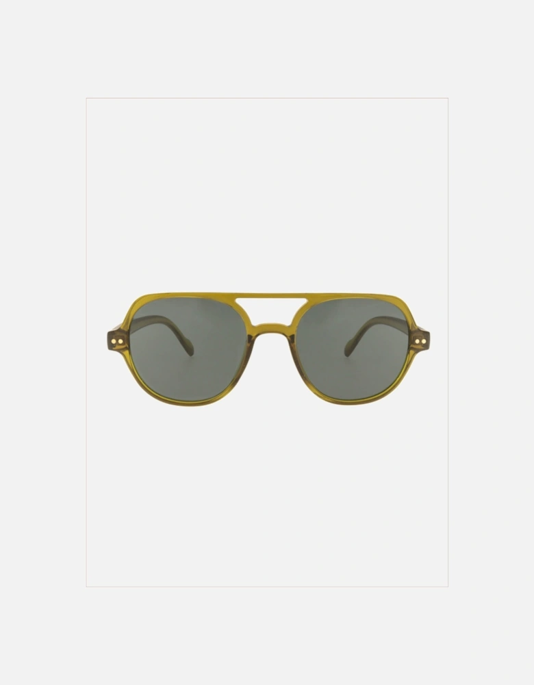 Freddie Aviator Sunglasses In Olive