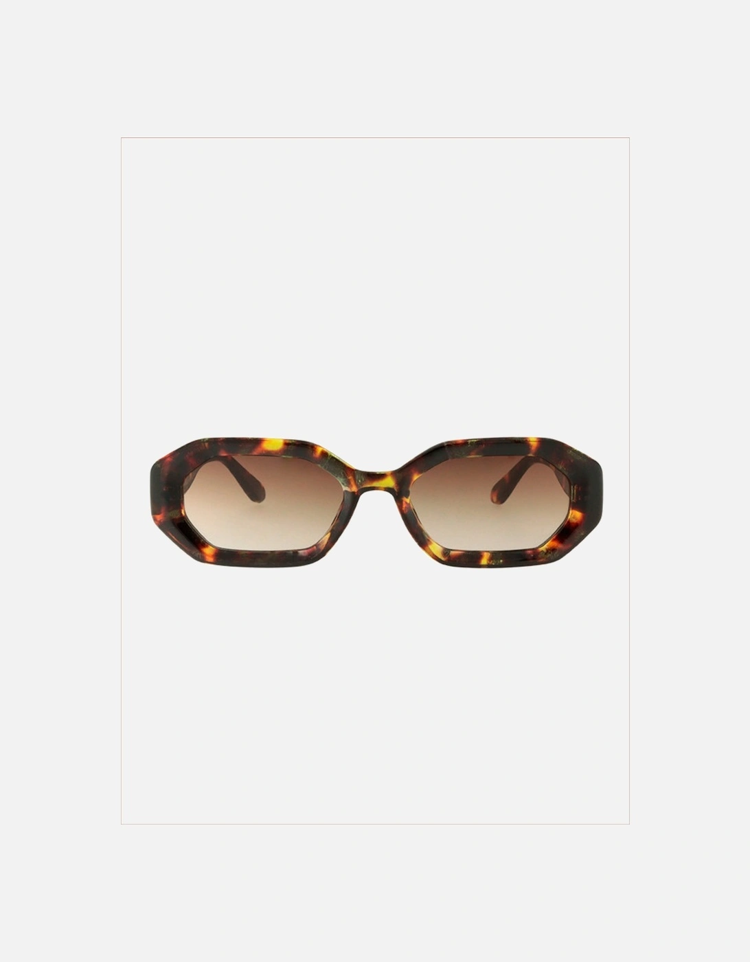 Billie Geometric Sunglasses In Tortoise, 4 of 3