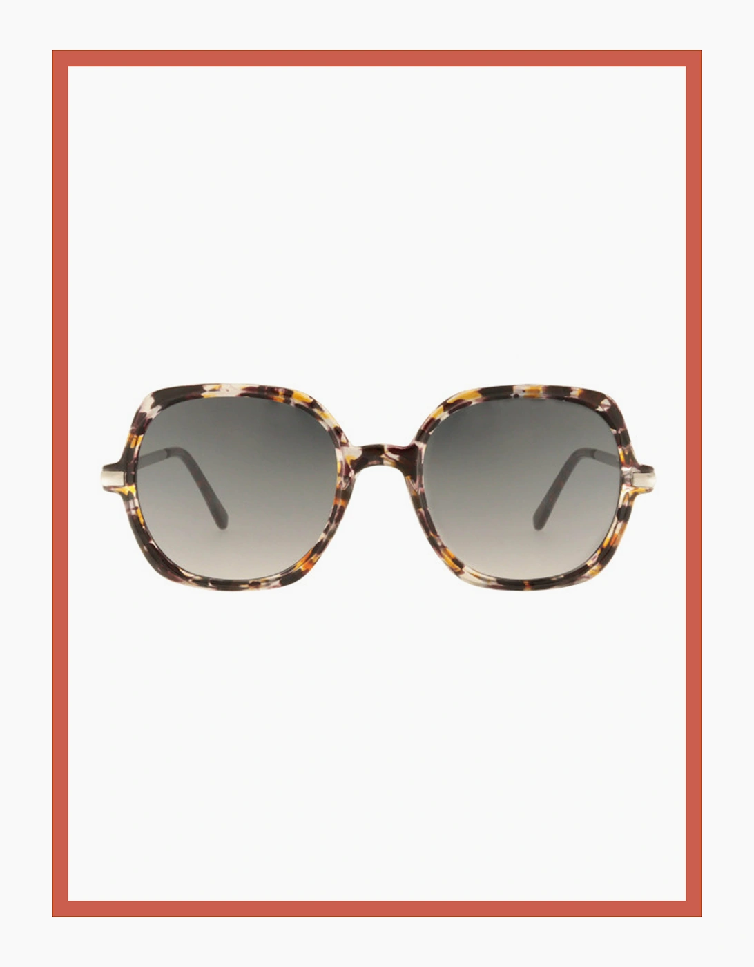 Cher Oversize Square Sunglasses In Dawn, 3 of 2