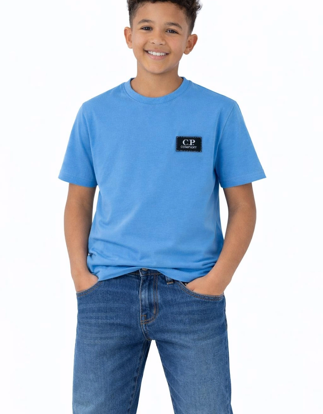 C.P.COMPANY BOYS SKY AZURE T SHIRT CMM00S, 3 of 2