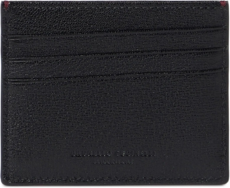 Leather Card Case Black