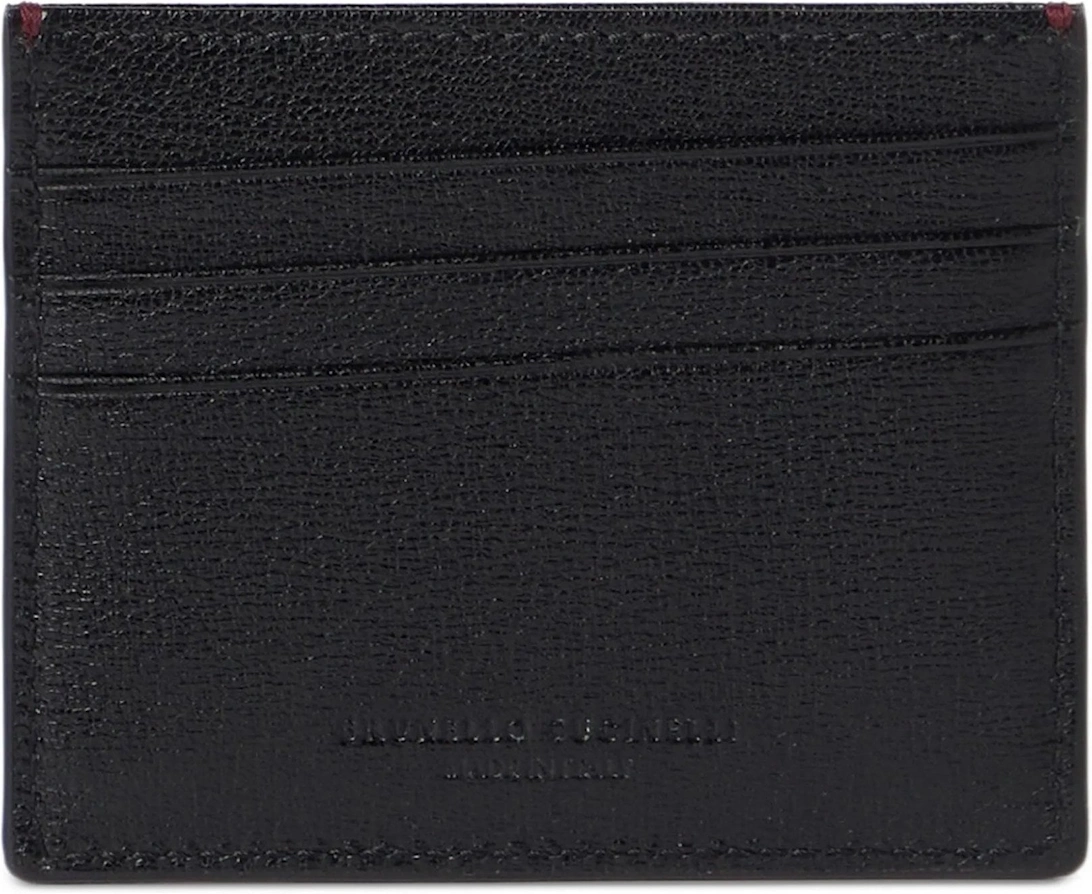 Leather Card Case Black