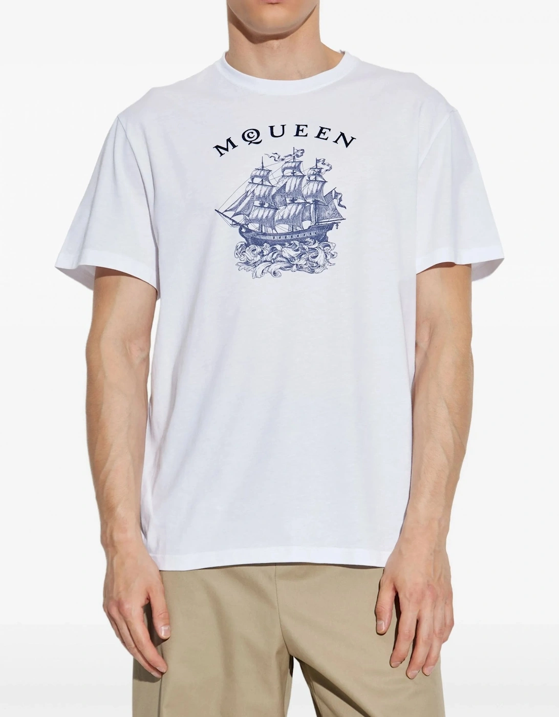 Ship Tattoo T-Shirt White