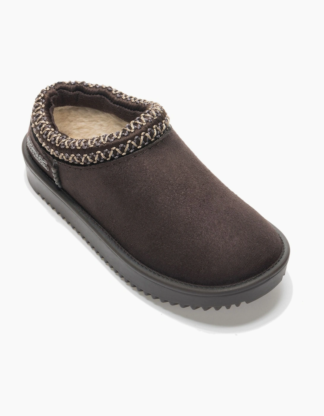 Regatta Girls Brown  Risley Waterproof Fur Lined Mule - Size 11K Kids