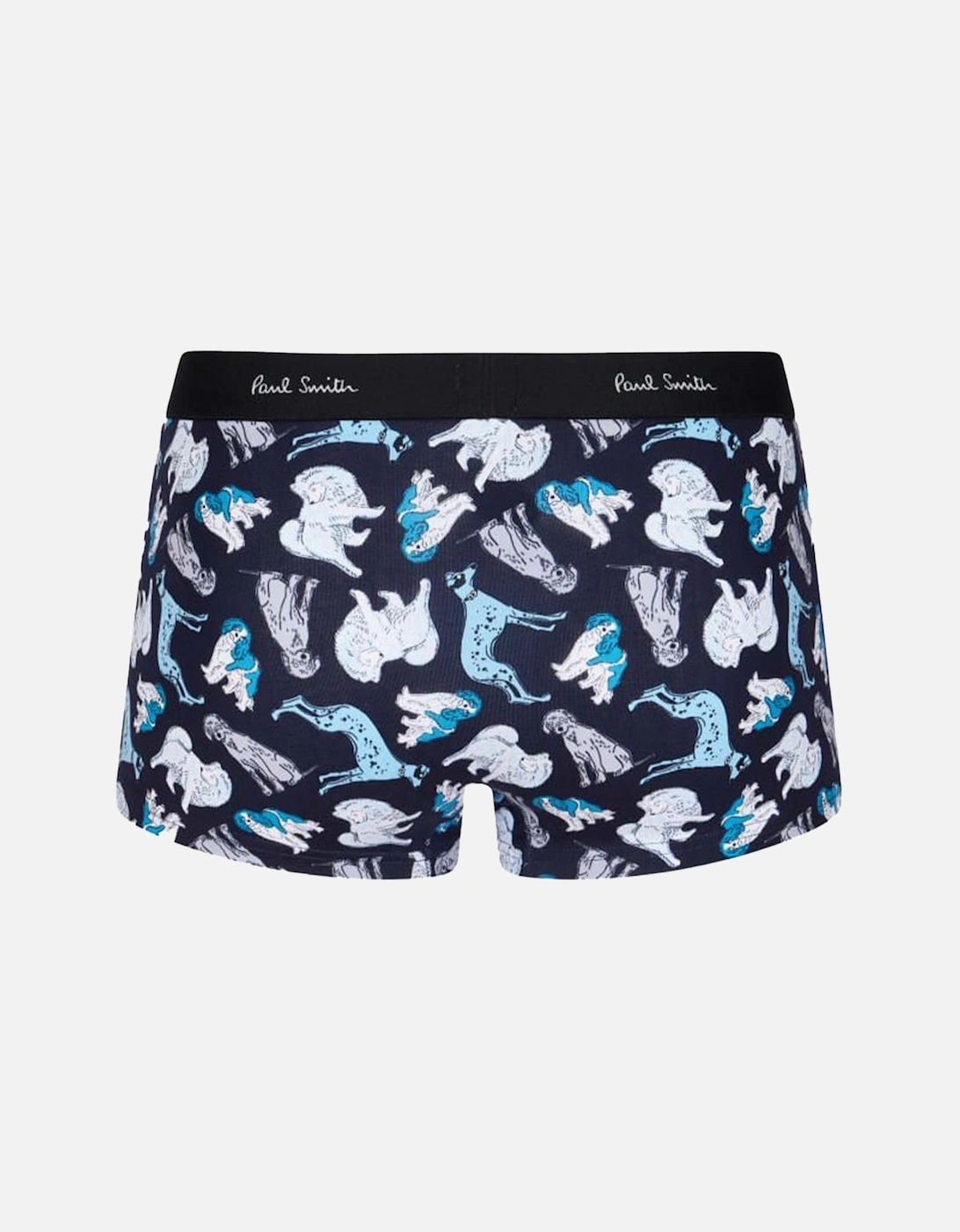 Men's Boxer Trunk Dogs, Blue