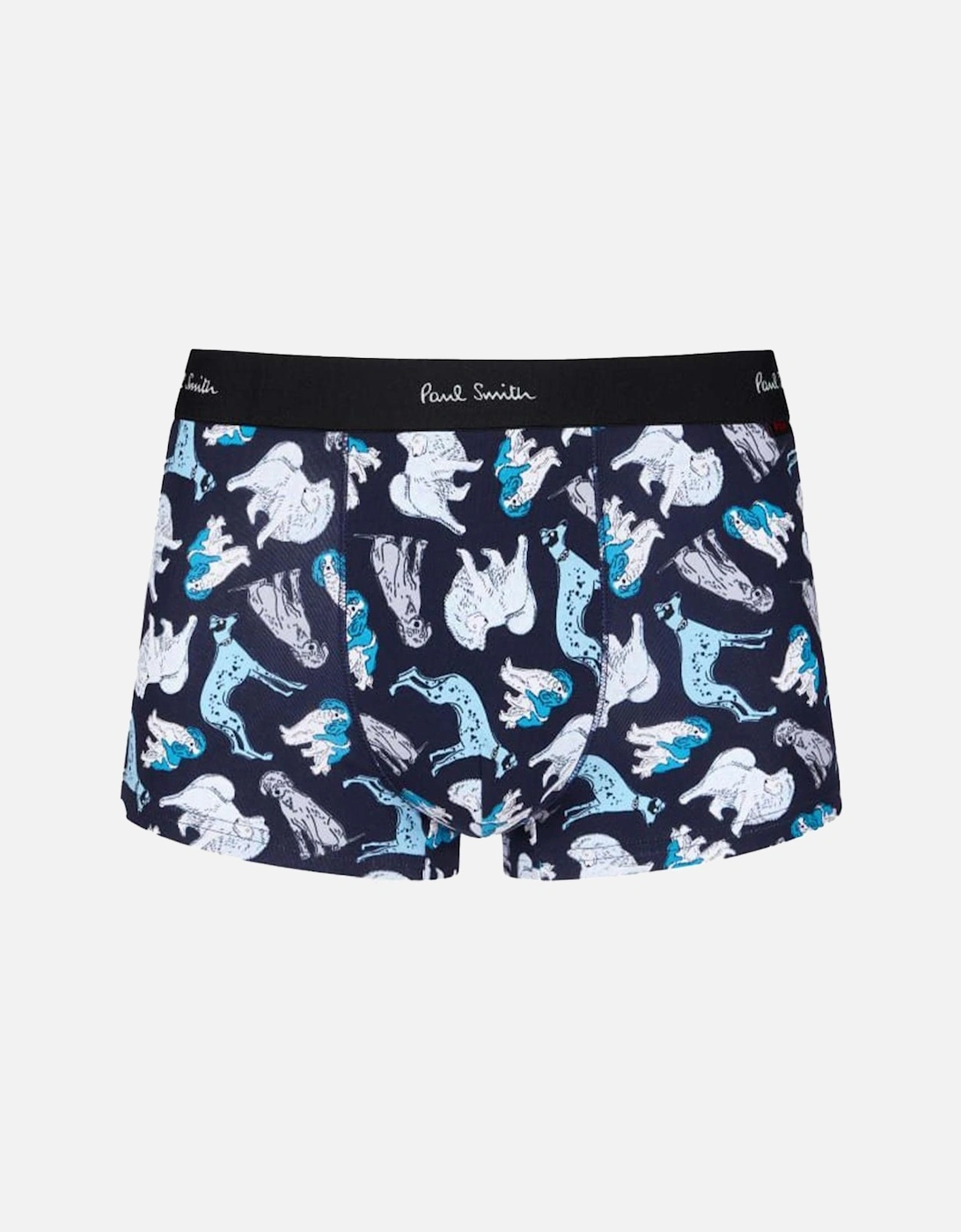 Men's Boxer Trunk Dogs, Blue, 4 of 3