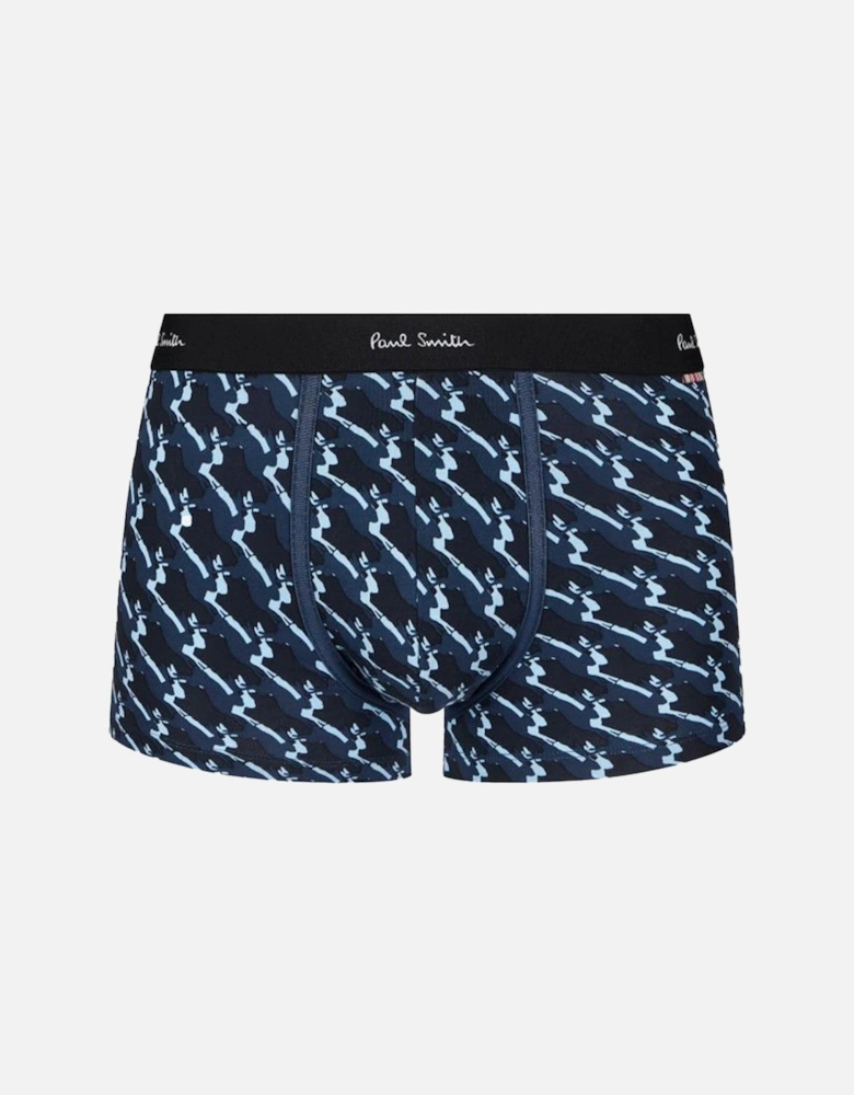 Men's Boxer Trunk Jumping Rabbits, Blue