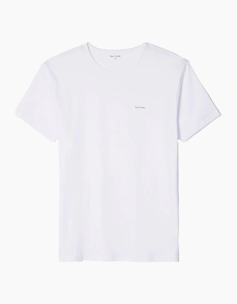 3-Pack Logo Organic Cotton T-Shirts, White/Black/Blue