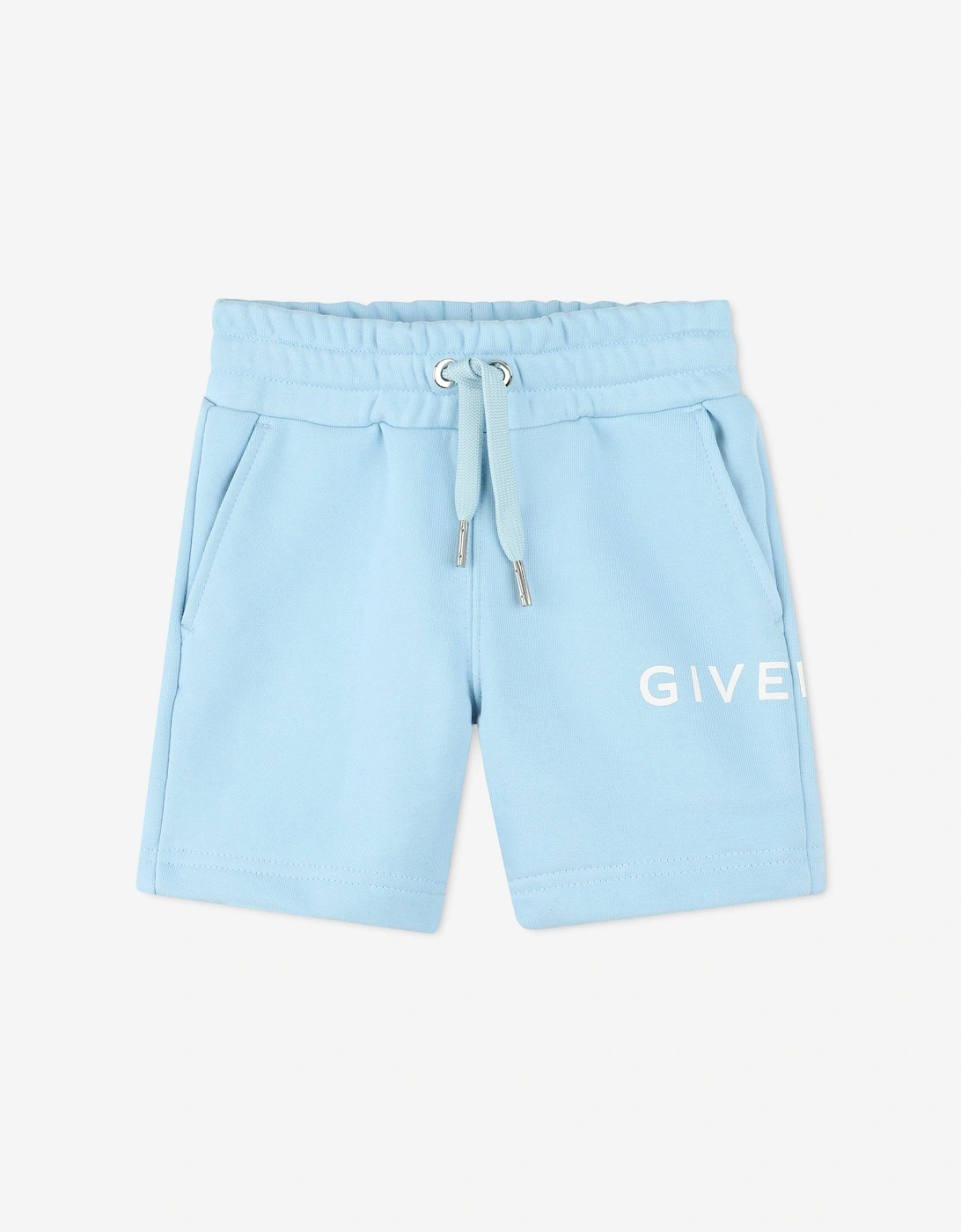 Baby Boys Logo Print Short in Blue, 5 of 4