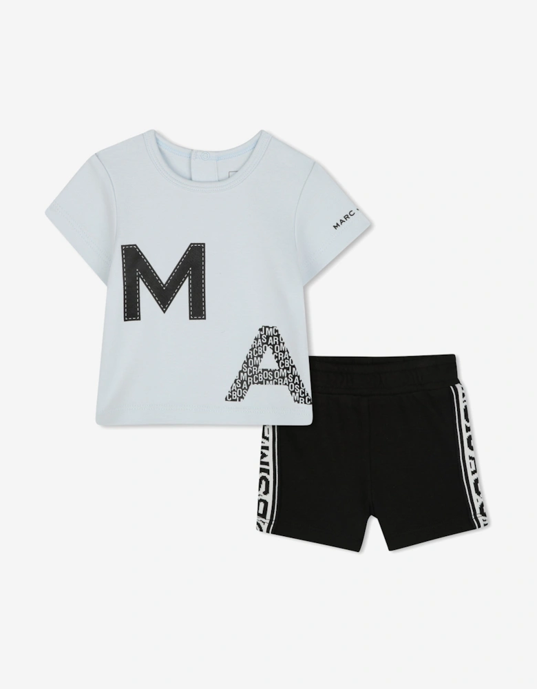 Baby Boys T-Shirt and Shorts Set in Blue