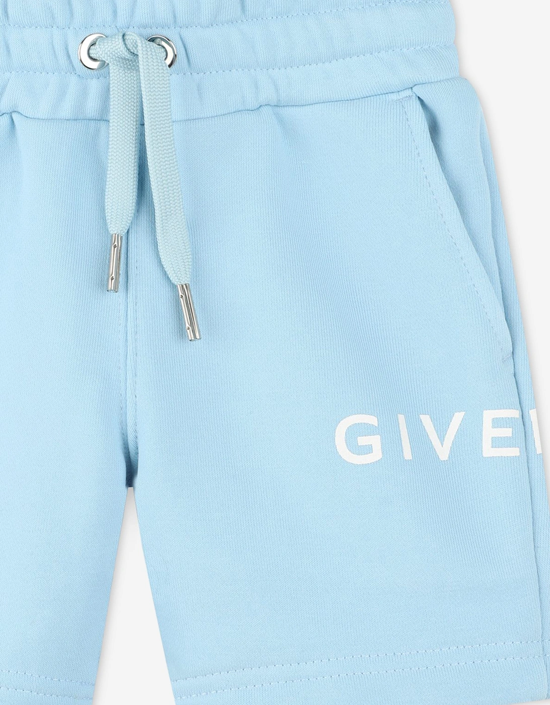 Baby Boys Logo Print Short in Blue