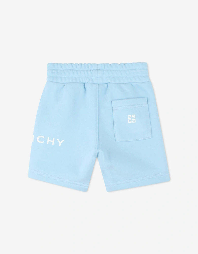 Baby Boys Logo Print Short in Blue