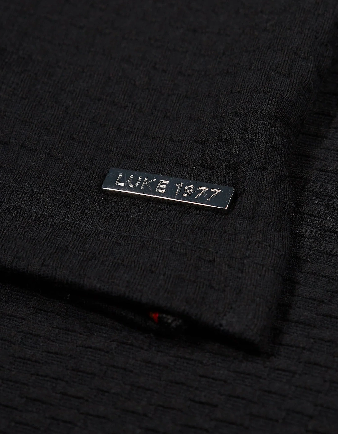 LUKE1977 Gilbraltar Zip Polo Shirt - Black