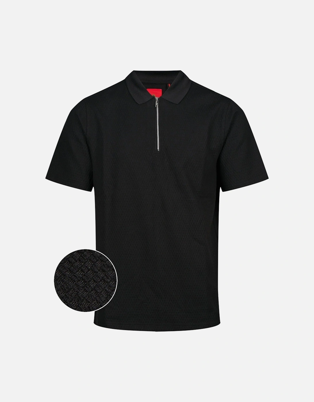 LUKE1977 Gilbraltar Zip Polo Shirt - Black