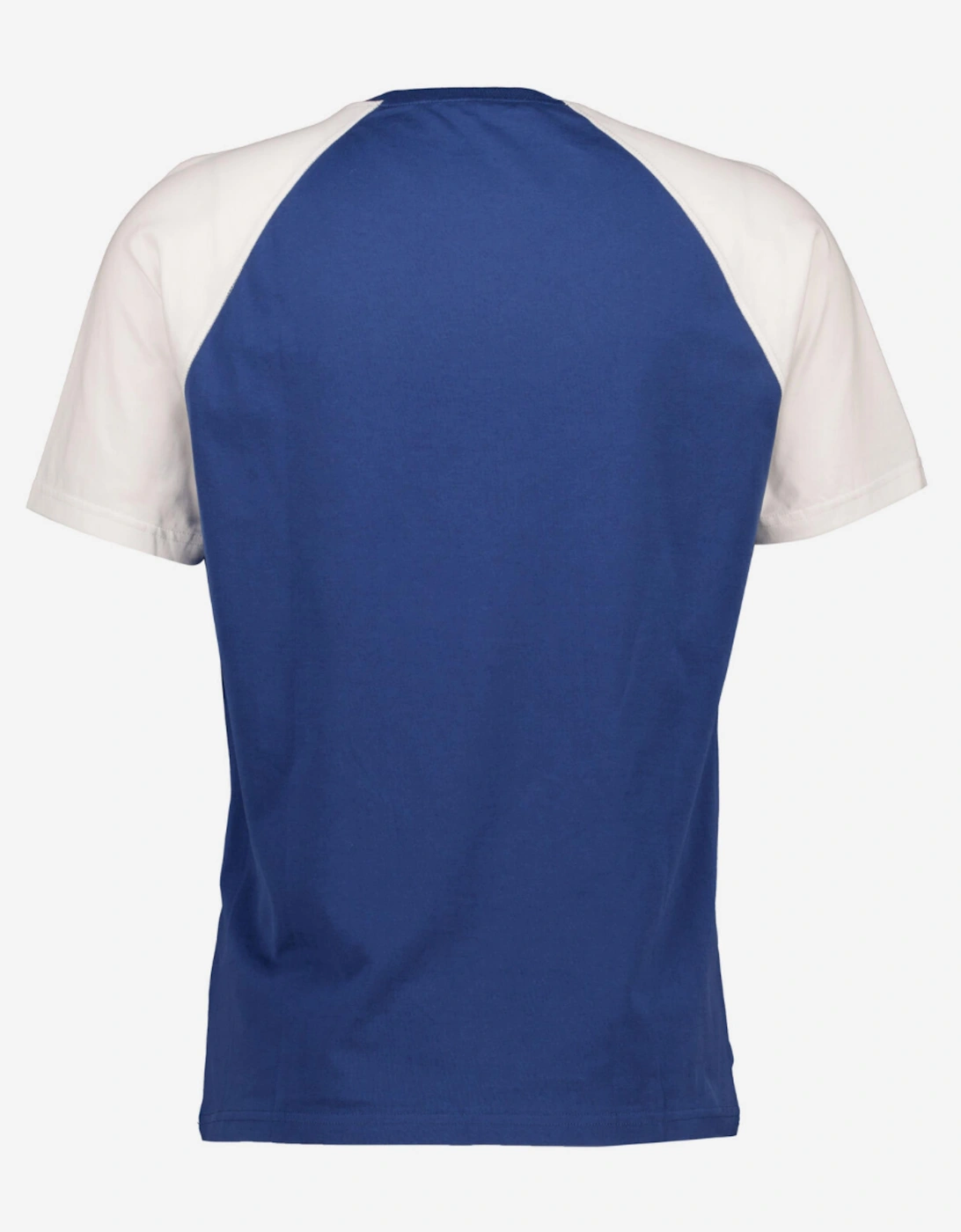 COLOUR BLOCK TEE BLUE