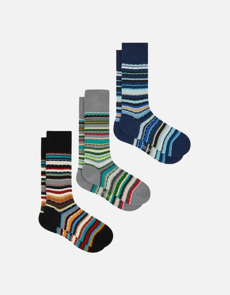 3-Pack Cable Signature Socks, Gift pack