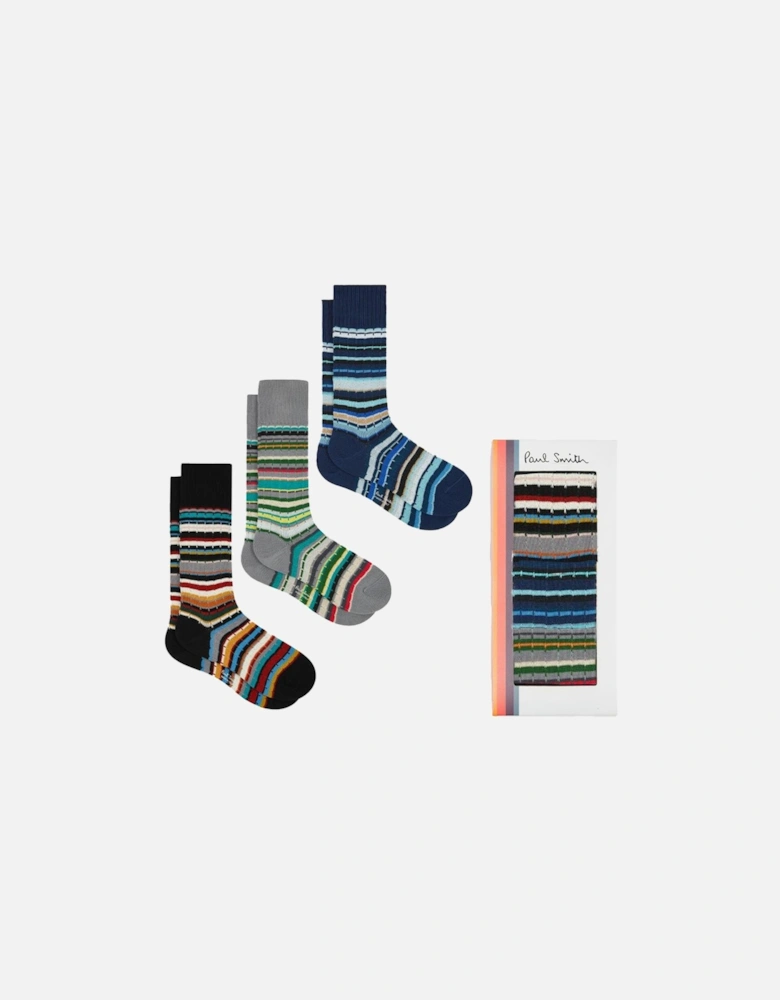 3-Pack Cable Signature Socks, Gift pack