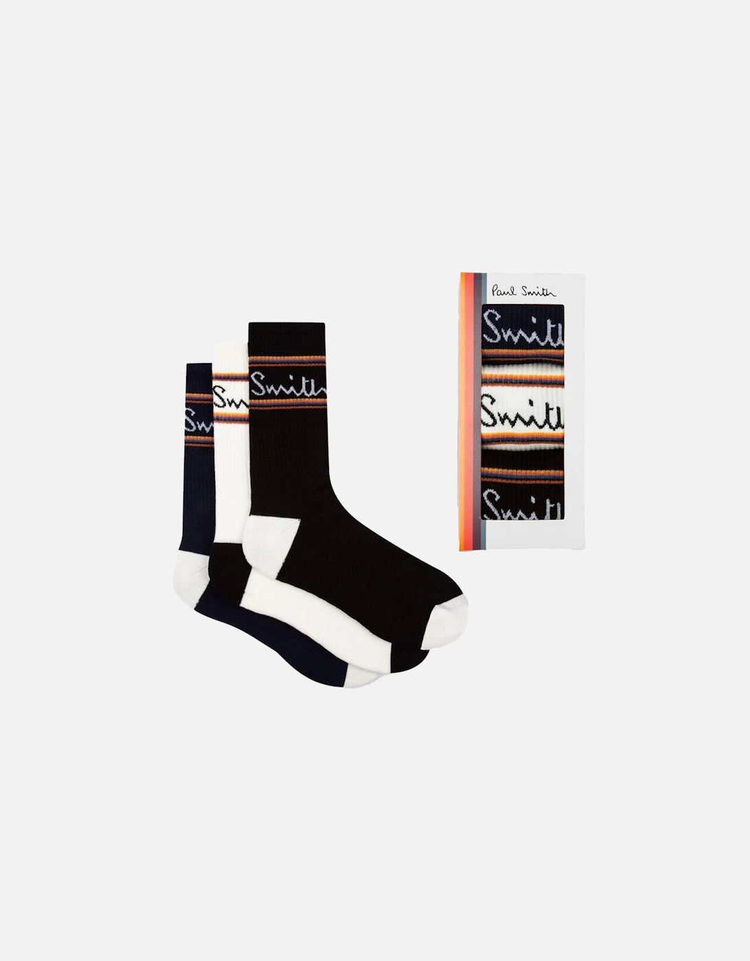 3-Pack Logo Sport Socks, Gift Set, 4 of 3