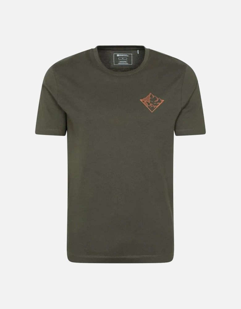 Mens 3 Peaks Cotton T-Shirt