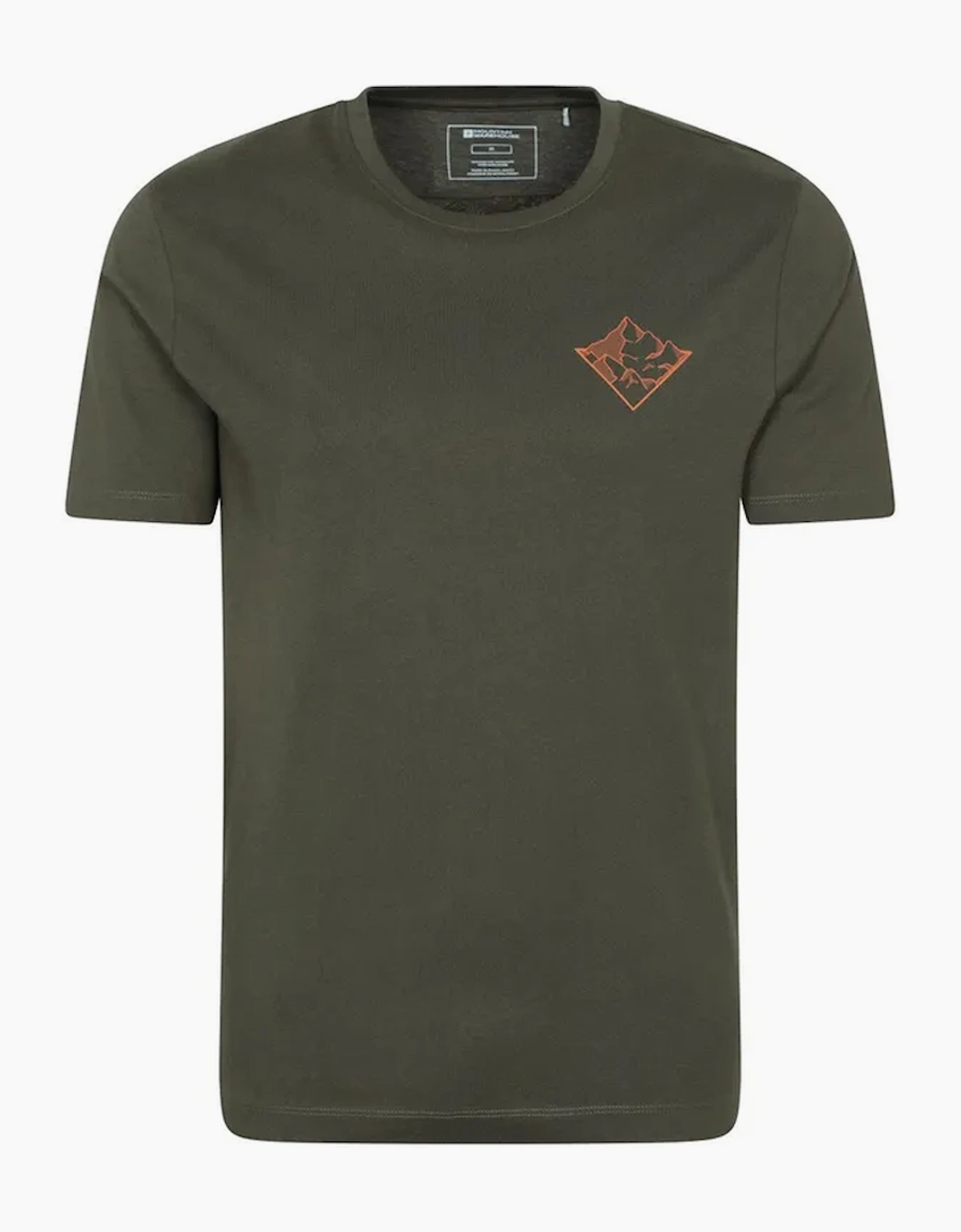 Men's Mountain Warehouse Mens 3 Peaks Cotton T-Shirt - Green - Size, 38