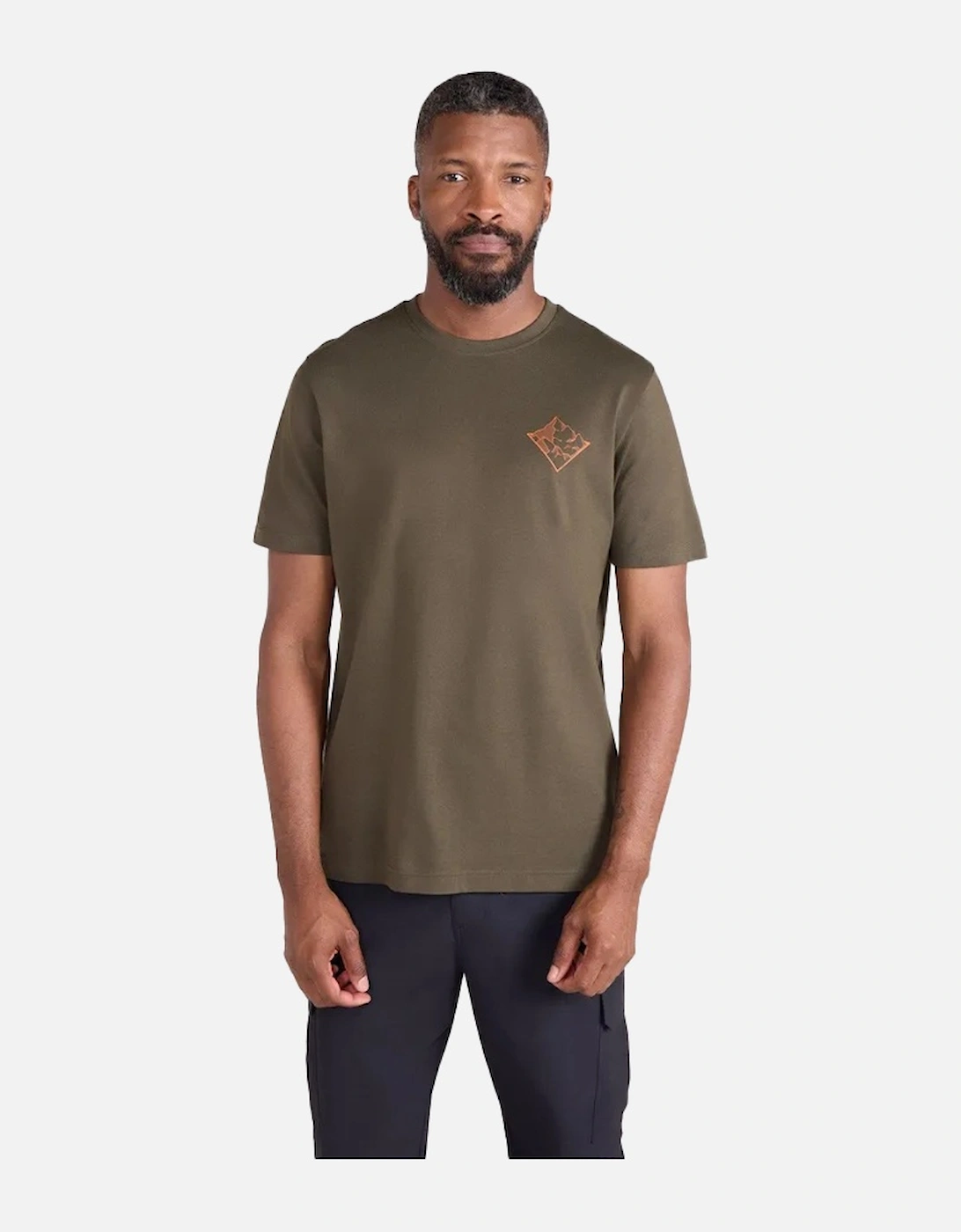 Mens 3 Peaks Cotton T-Shirt