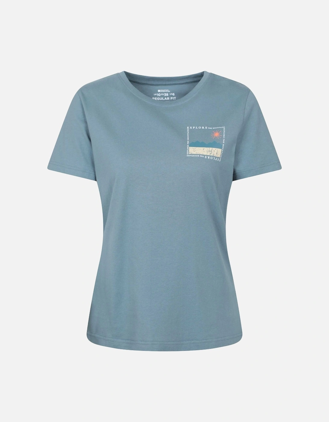 Womens/Ladies Explore The Mountains Printed T-Shirt, 3 of 2