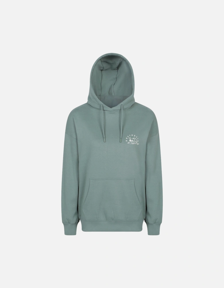 Womens/Ladies Australia Graphic Relaxed Fit Hoodie