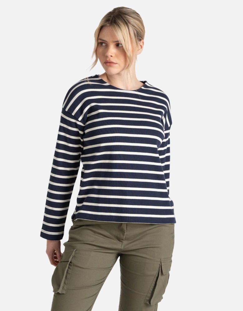 Womens/Ladies Sinead Stripe Long-Sleeved Top