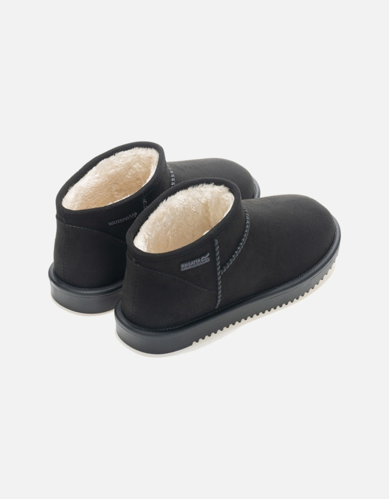 Womens Ankle Boots Riley Short Waterproof Slip On black UK Size