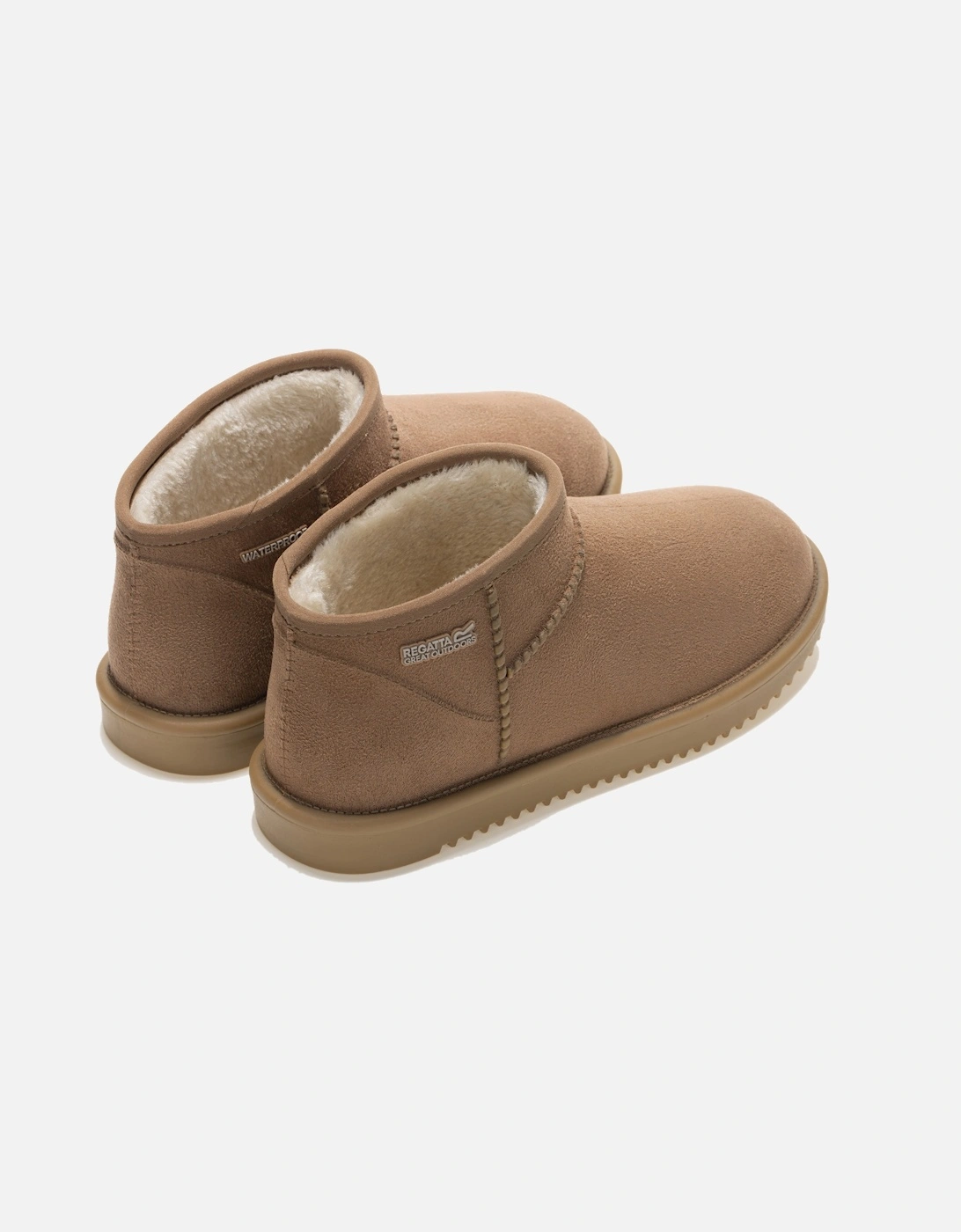 Womens Ankle Boots Riley Short Waterproof Slip On burnt tan UK Size