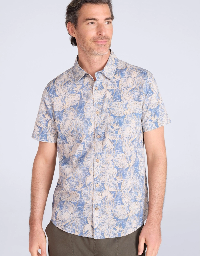 Mens Tropical Short-Sleeved Shirt
