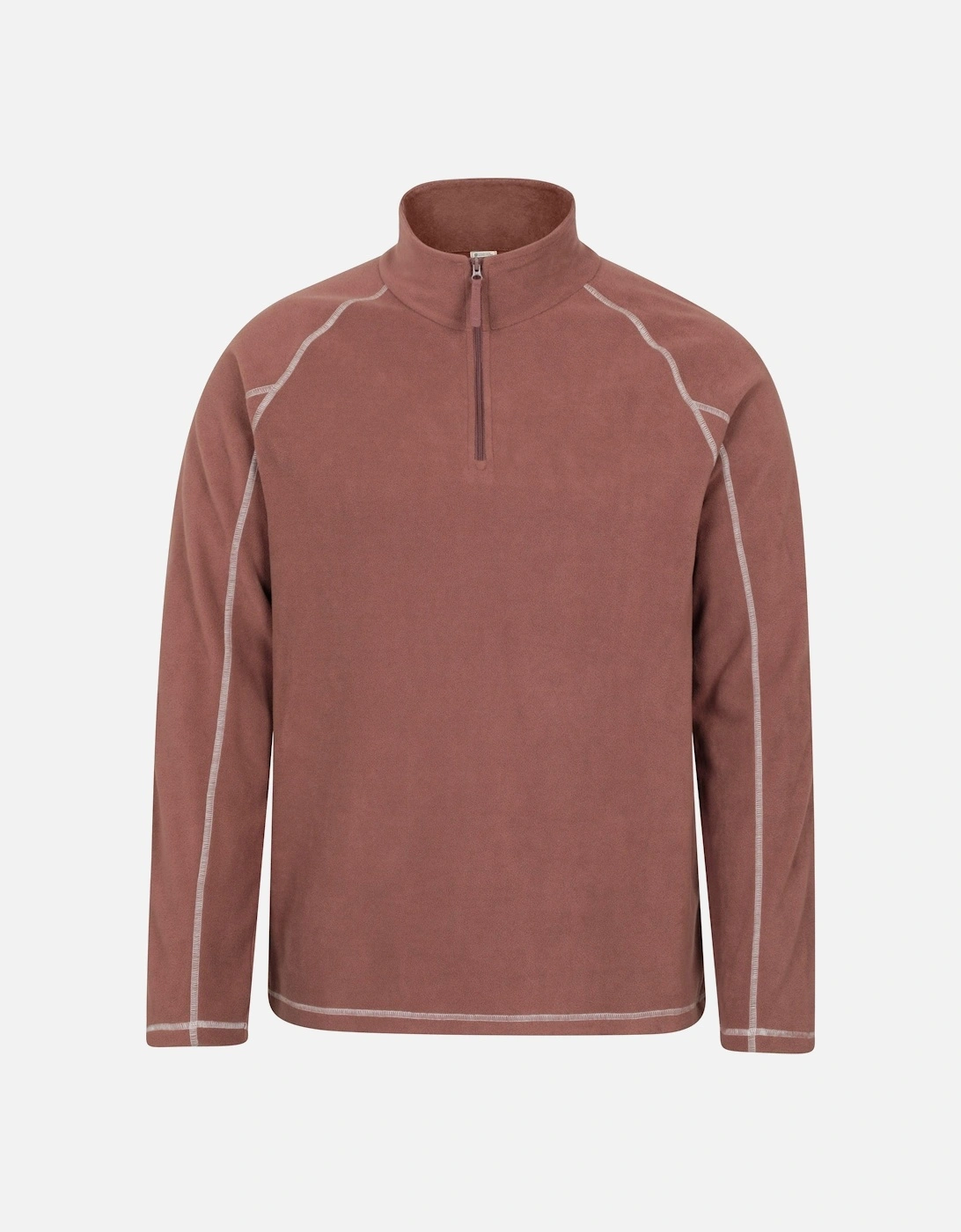 Mens Ashbourne II Half Zip Fleece Top, 2 of 1