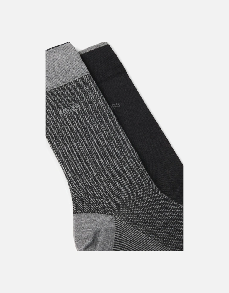 2 Pack of Regular Length Socks