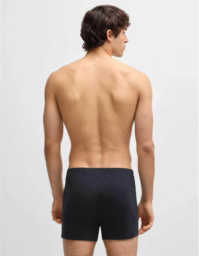 2 Pack of Boxer Shorts in Stretch Cotton