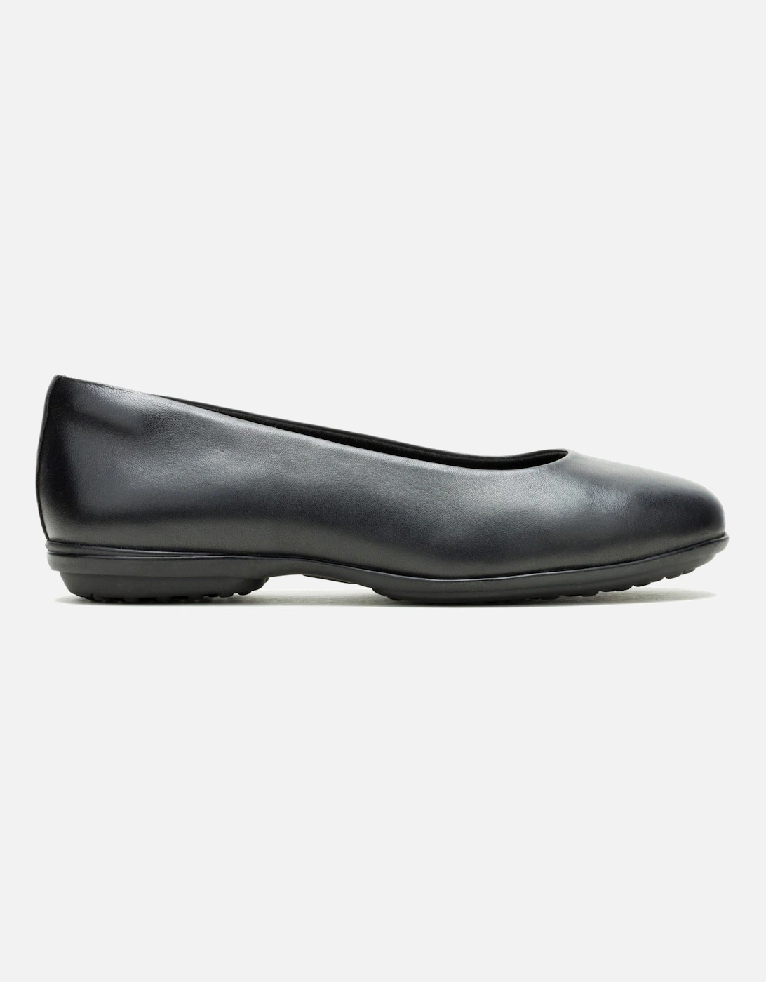 Alice Flat Leather Women's Black Standard Flats