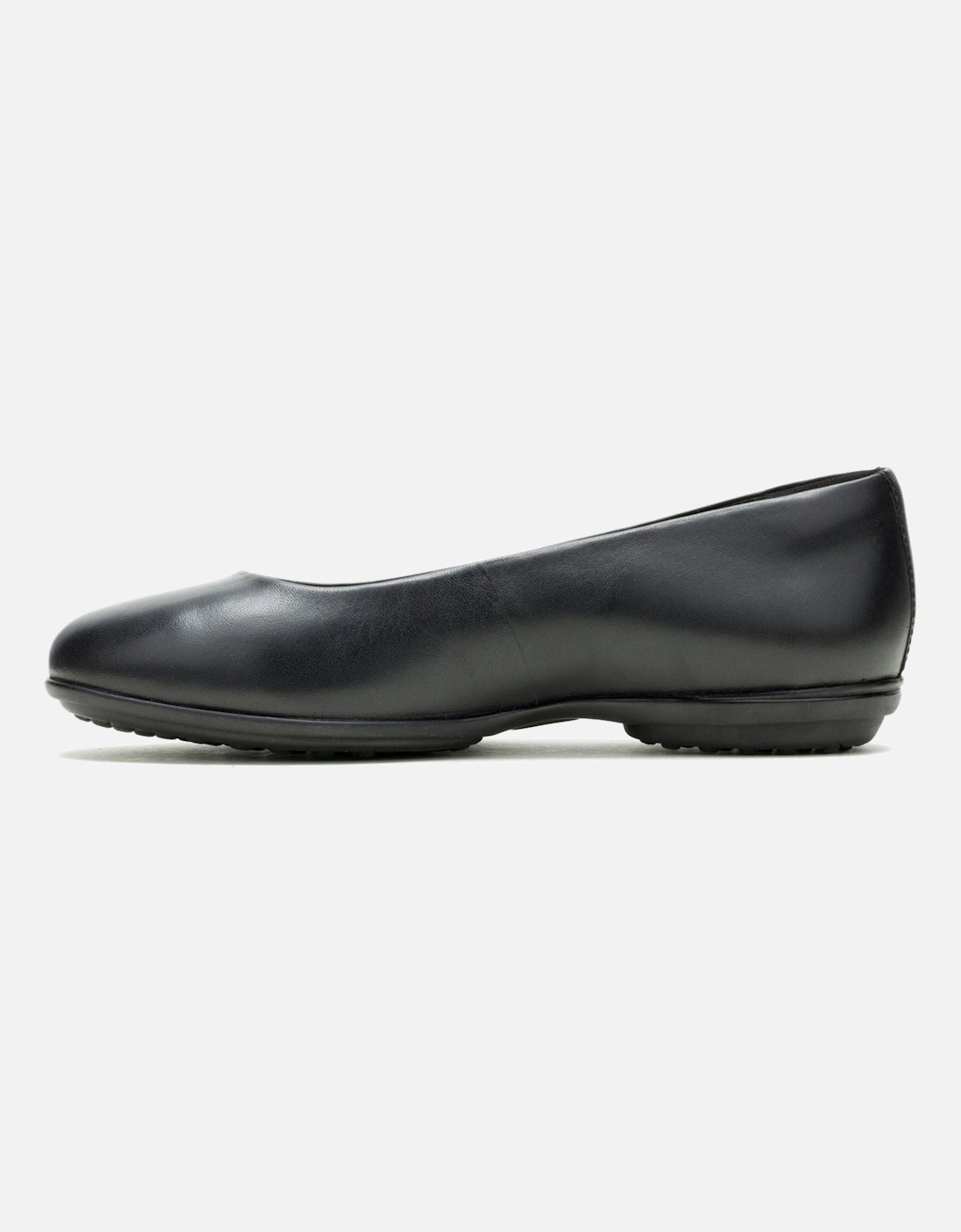 Alice Flat Leather Women's Black Standard Flats